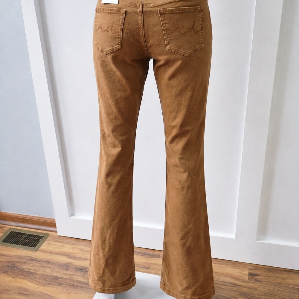 Boot-Cut Jeans in Camel Brown - Women